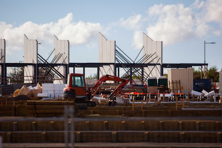 Construction at Hobsonville Point