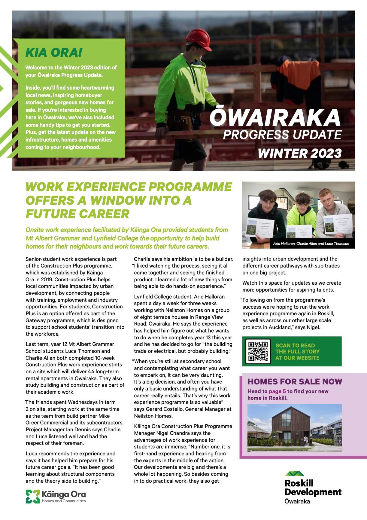 Owairaka Winter Newsletter 2023