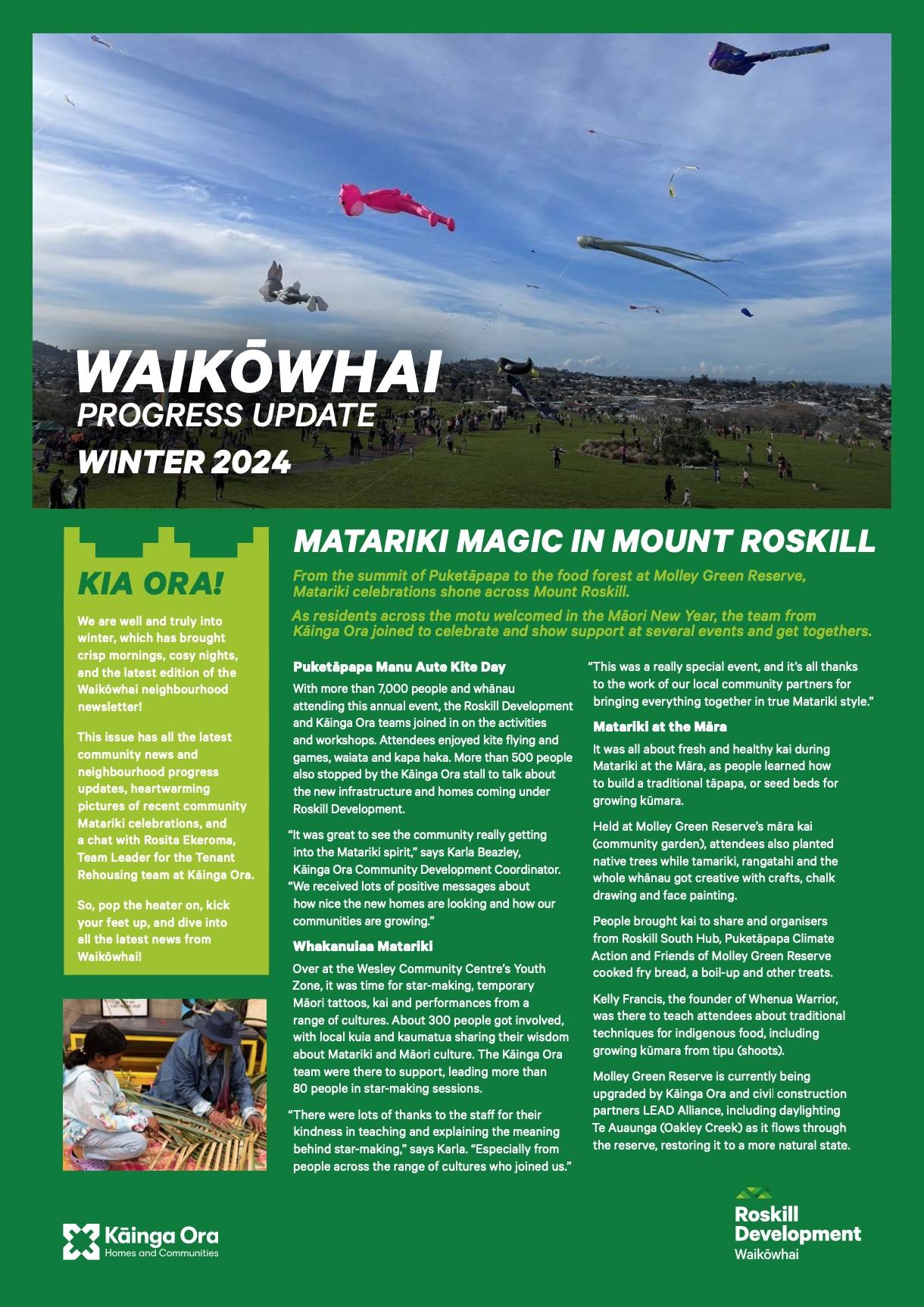 Waikowhai Winter Newsletter 2024