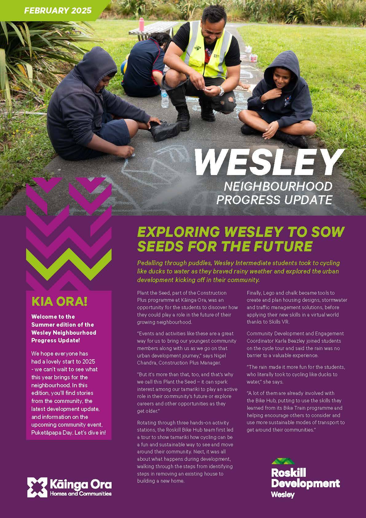 J002367 RK1 Wesley 6 page Newsletter Summer 2025 4IT FINAL WEB Page 1