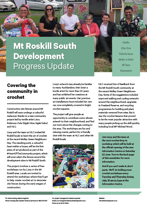 Roskill Progress Update Newsletter May19 web cover